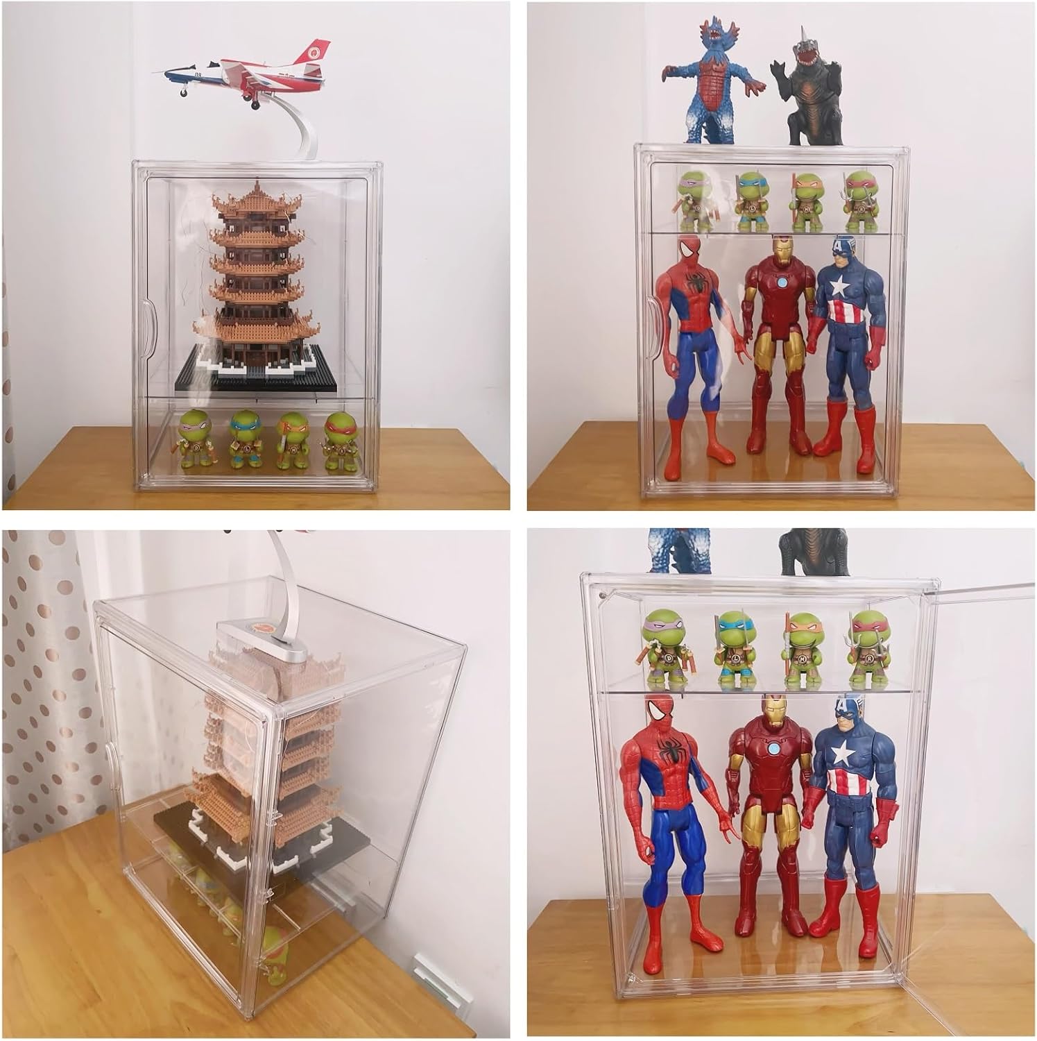 Vetrinetta Espositiva Acrilico con Porta 40x30x25cm - immagine 4