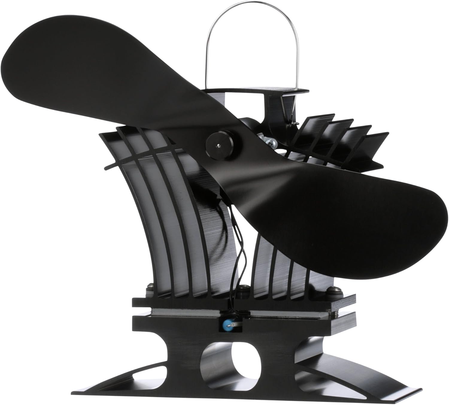 Ecofan 806EUXBX Ventola per Stufa a Legna alimentata a Calore, Nero, multilingue - immagine 1