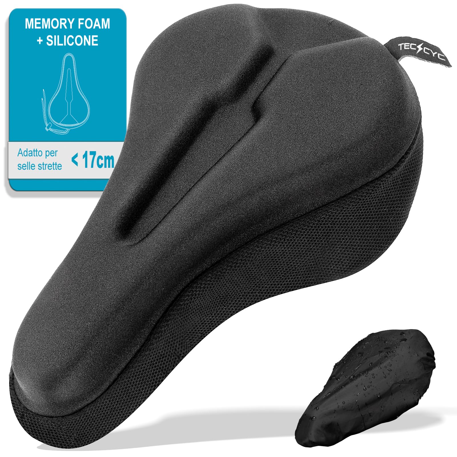 Techcyc Coprisella Bici Gel Morbido Antiscivolo