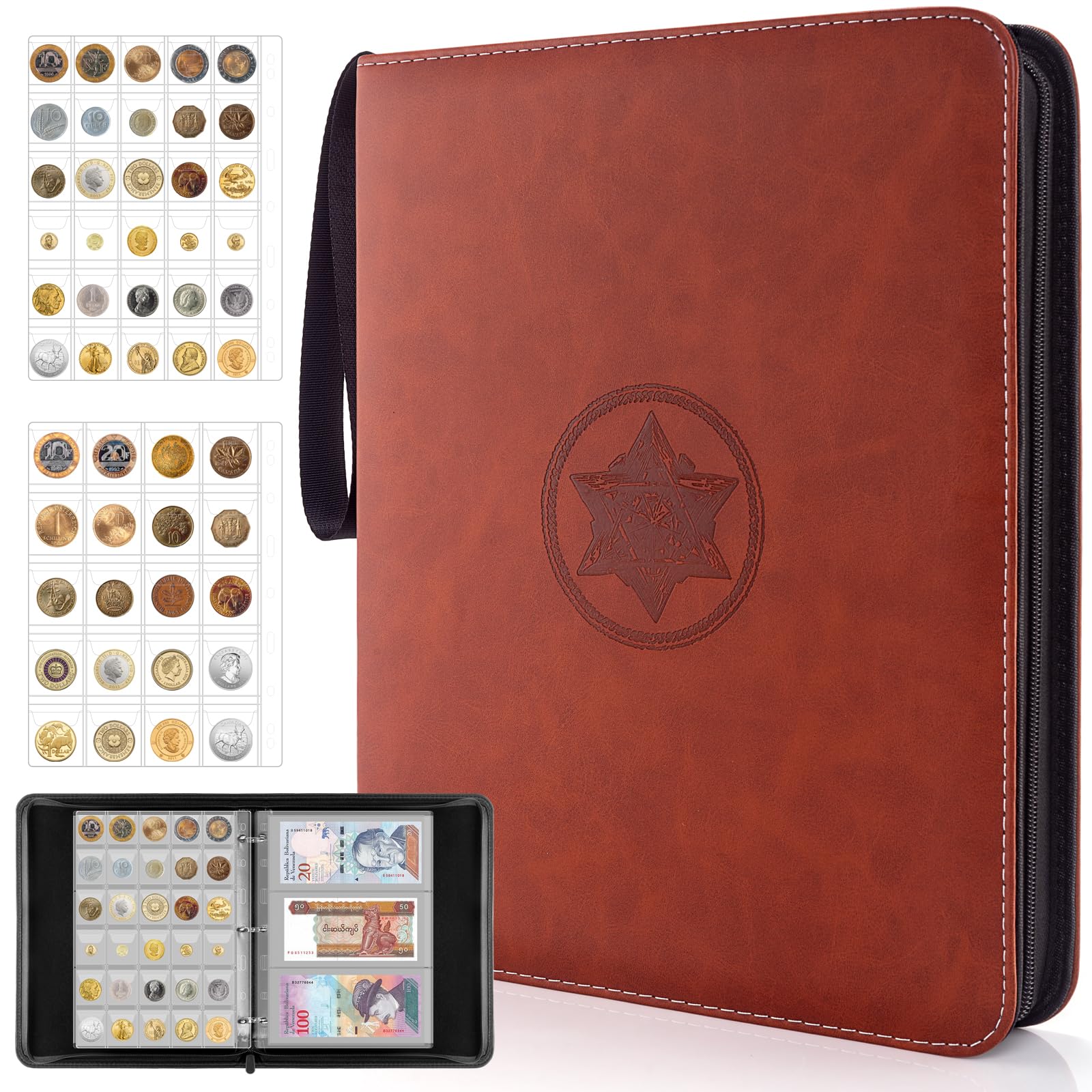 Joyhood Album per Collezione di Monete 400 Tasche