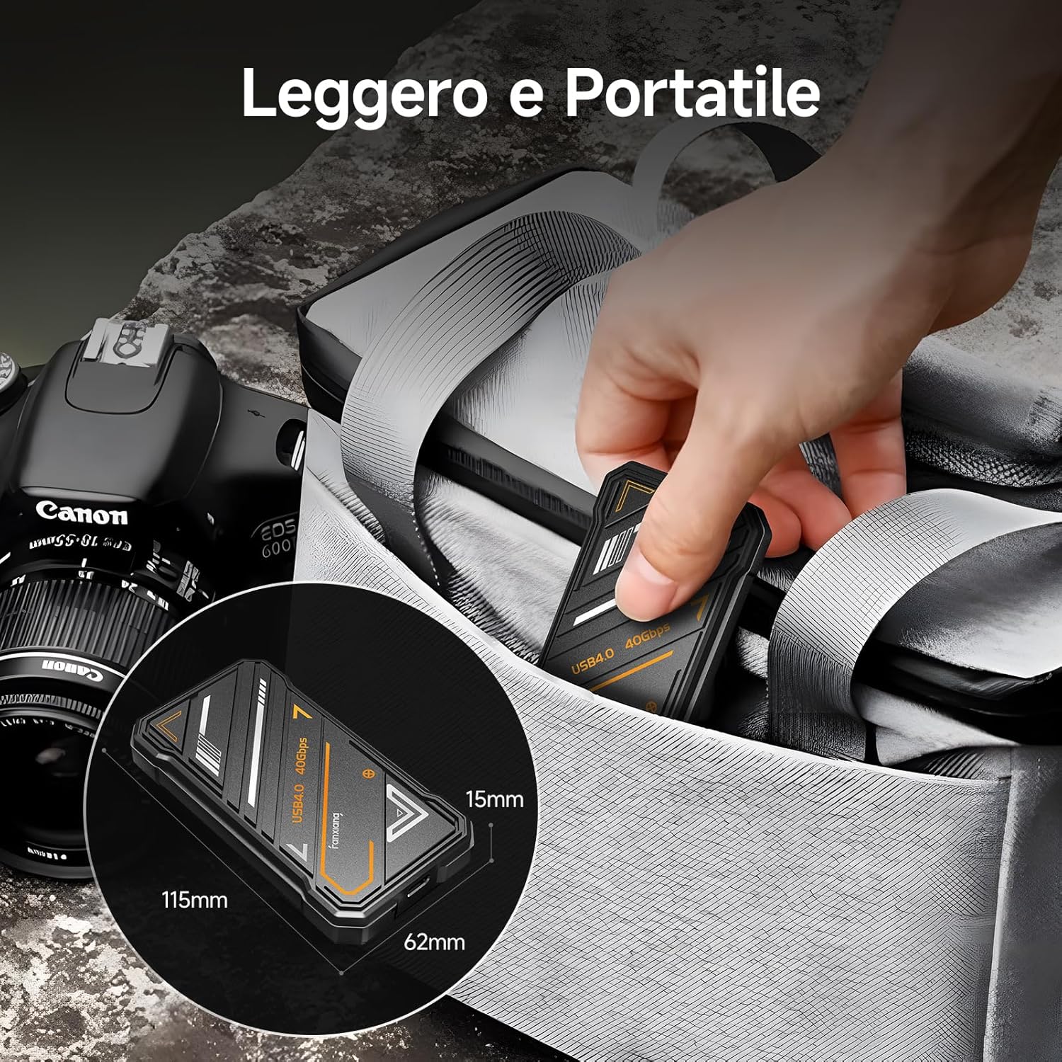 Fanxiang Extreme SSD Esterna 1TB USB 4.0 Ultra Veloce - immagine 6