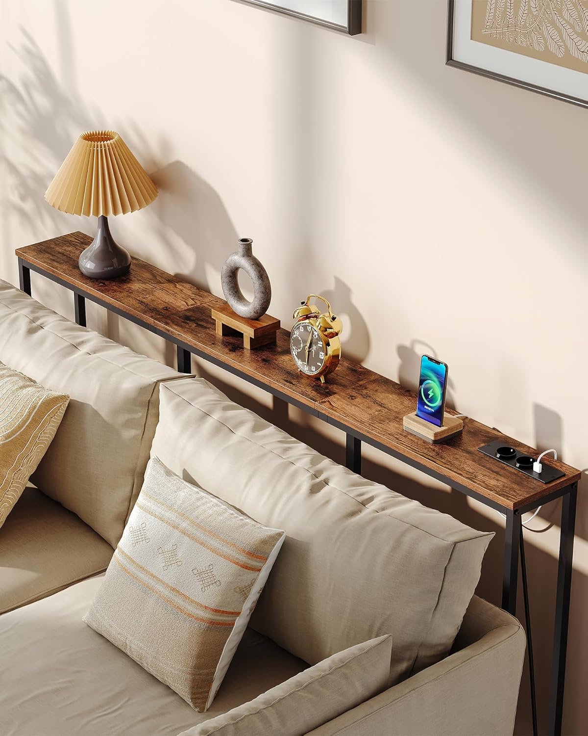 Choezon Tavolo Consolle 160cm con 2 Prese e 2 USB - immagine 2