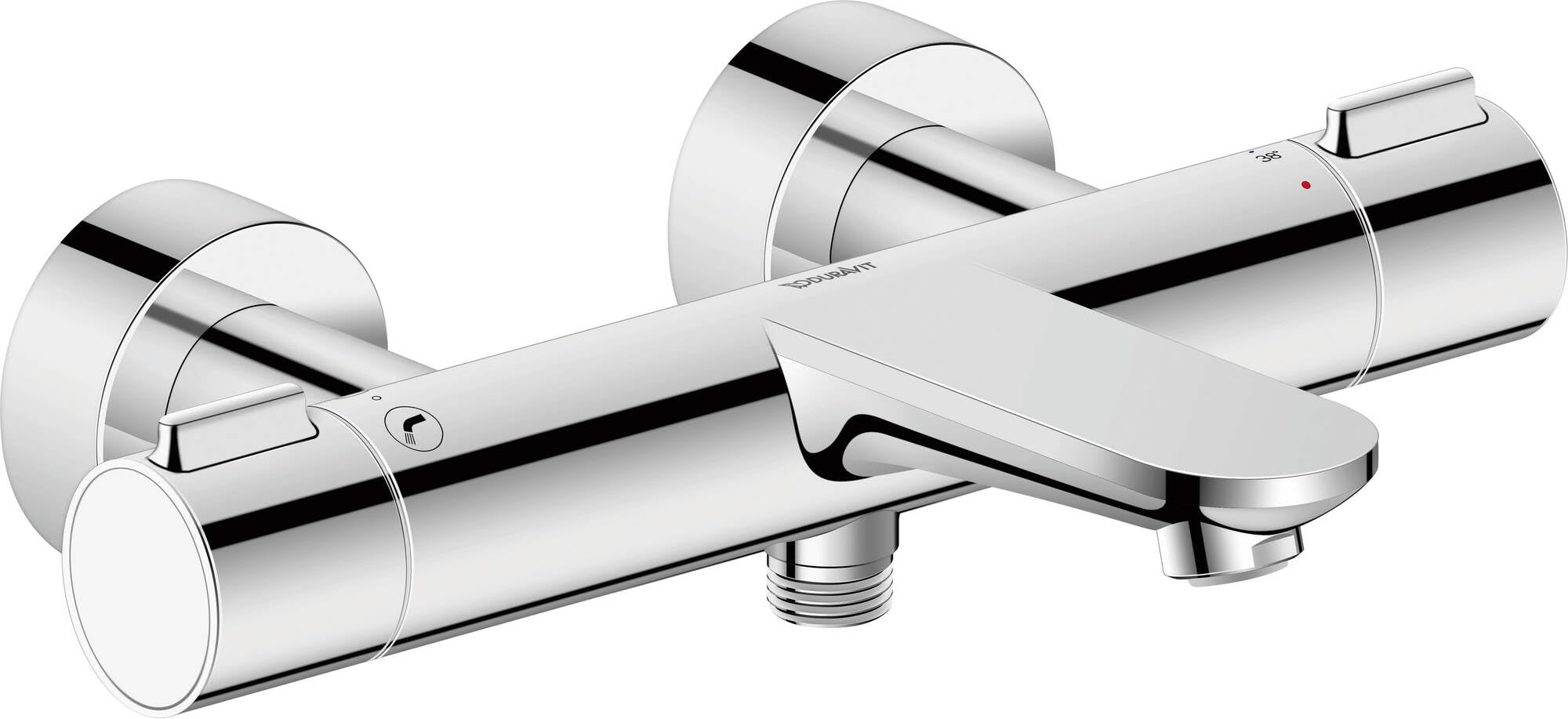 Duravit WA5220000010 - Rubinetto per vasca Wave, cromato