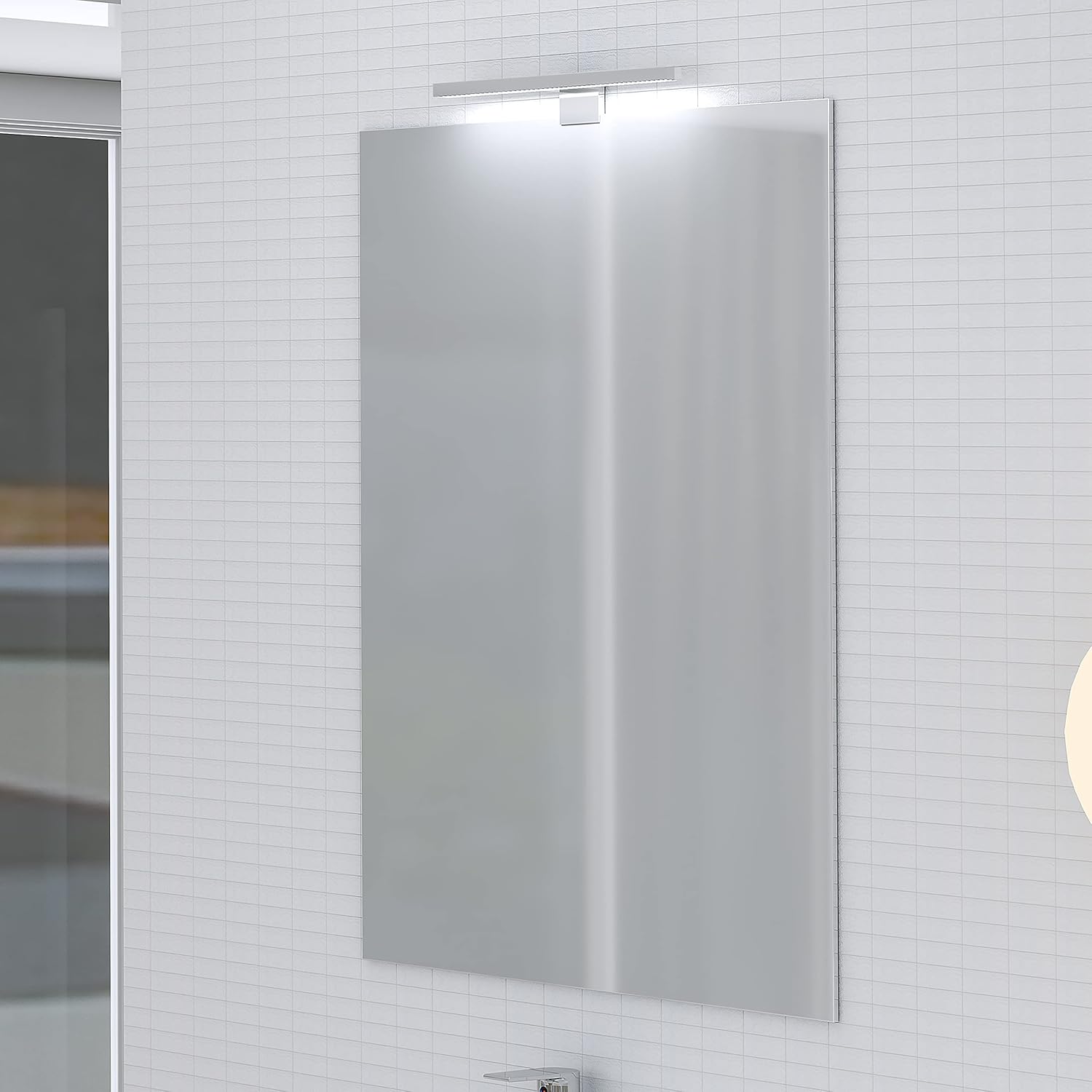 Baikal Specchio da Bagno 60x80 cm con Applique LED - immagine 5