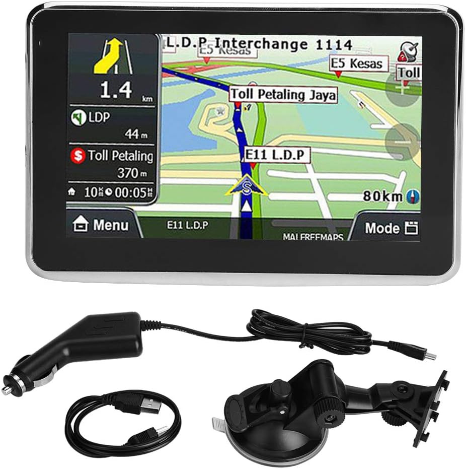 Qiilu Navigatore GPS 5 Pollici Touch Screen per Auto - immagine 1