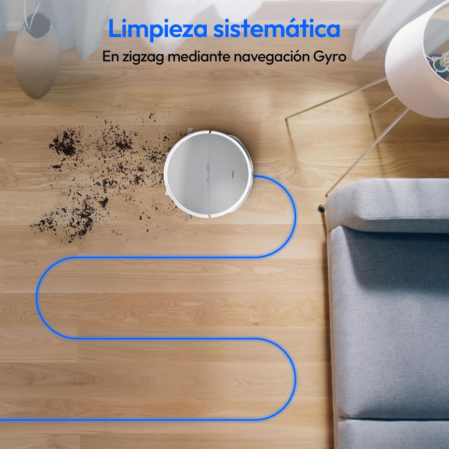 Medion Robot Aspirapolvere con Navigazione Sistematica E35 - immagine 2