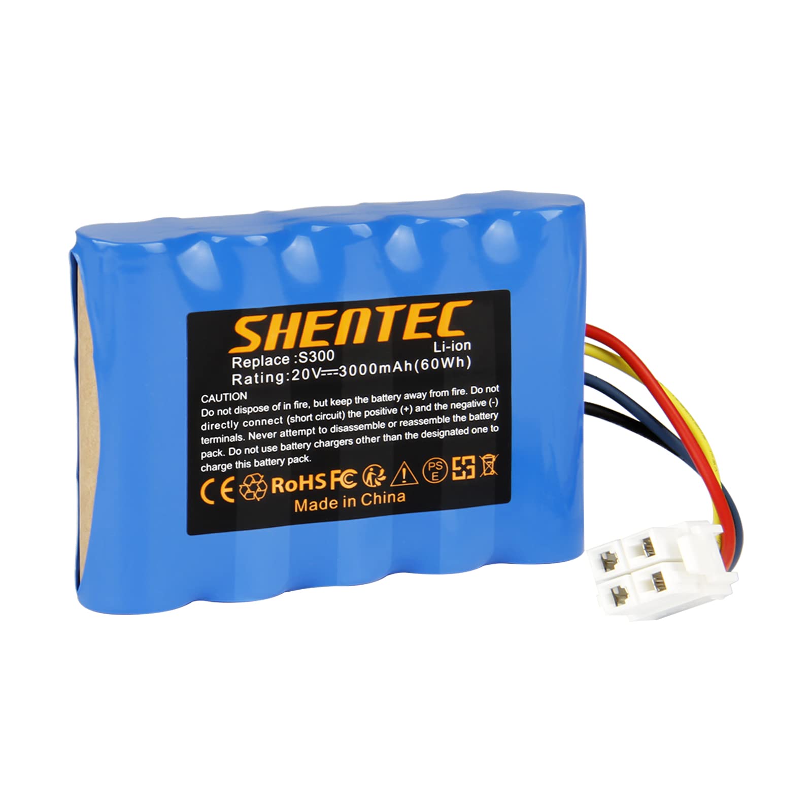Shentec Batteria Li-ion 20V 3000mAh per Landroid S