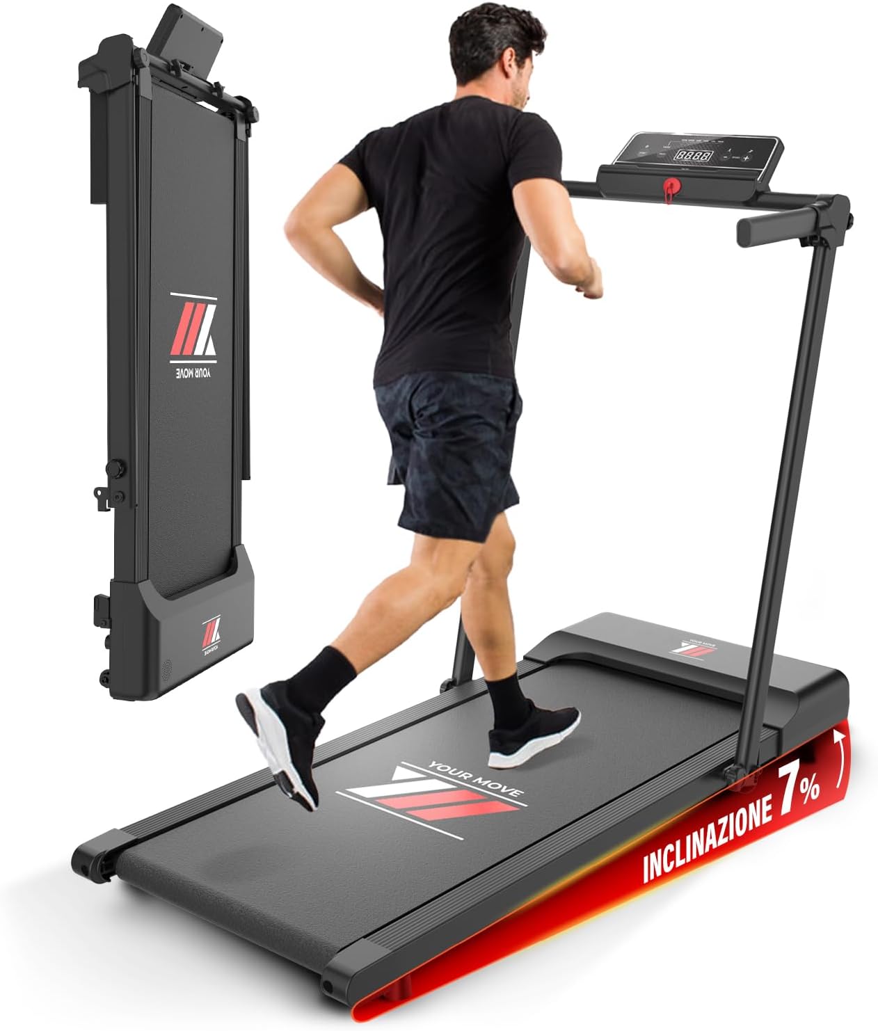 Ym Tapis Roulant Elettrico Salvaspazio 12 km/h - immagine 1