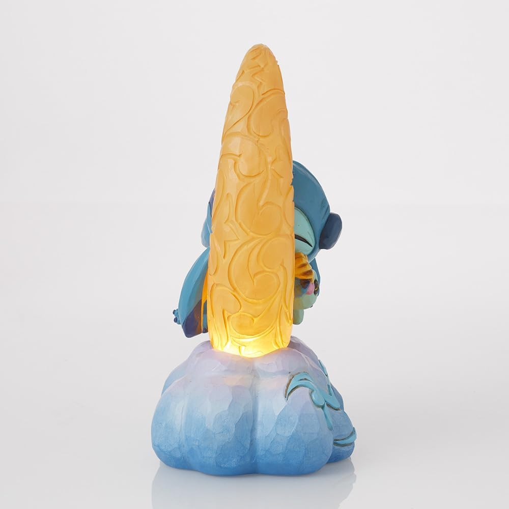 Disney Traditions figurina che si illumina di Stitch e Scrump sulla luna - immagine 4