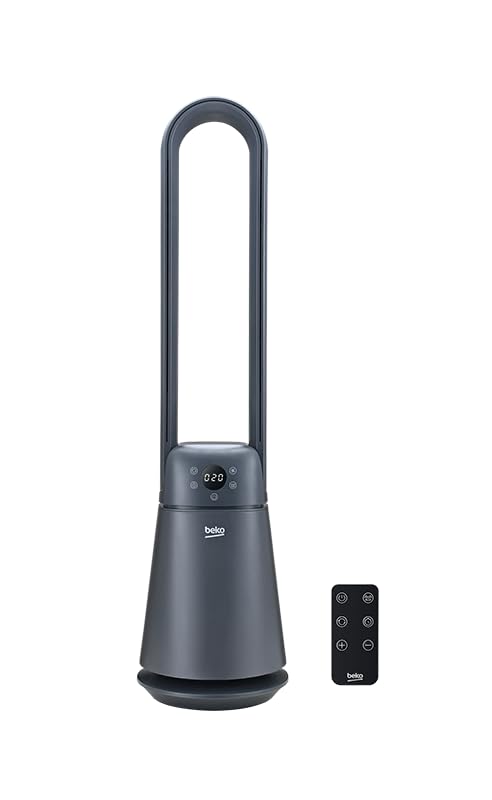 Beko EBA5000B Ventilatore Senza Pale 37W, Nero