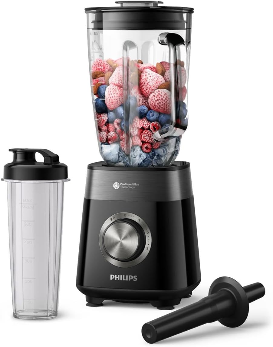 Frullatore Philips Serie 5000 1200W 2L, Nero - immagine 1