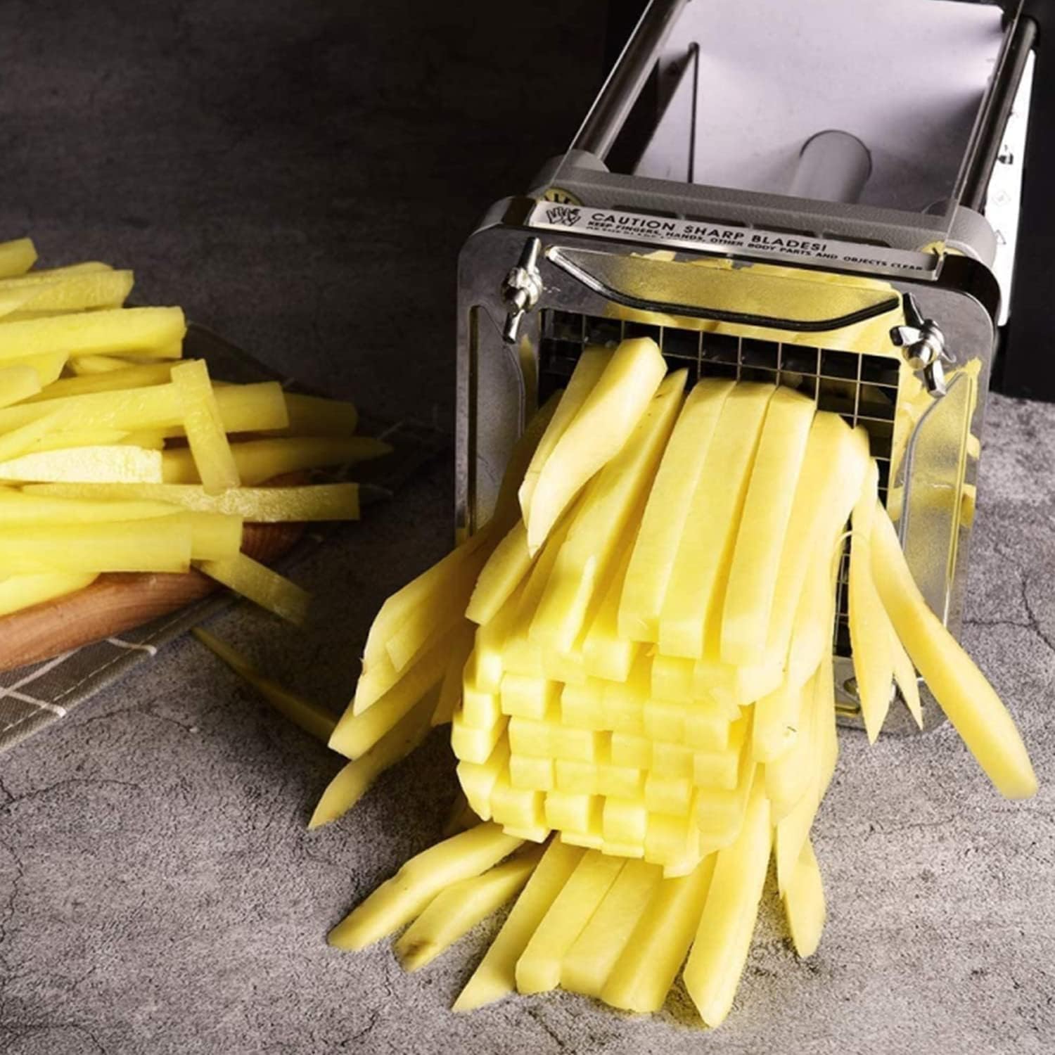 Sopito Taglia Patate Fritte Elettrico Professionale - immagine 3