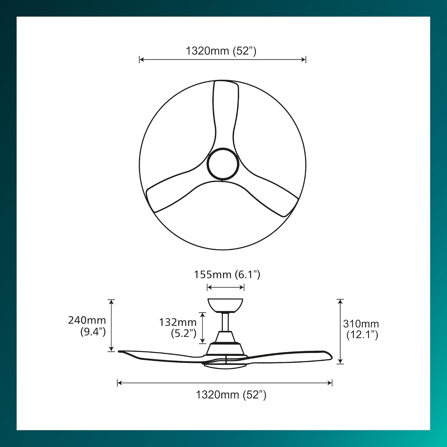 Philips Olas - Ventilatore a Soffitto con Luce LED 24W - immagine 3