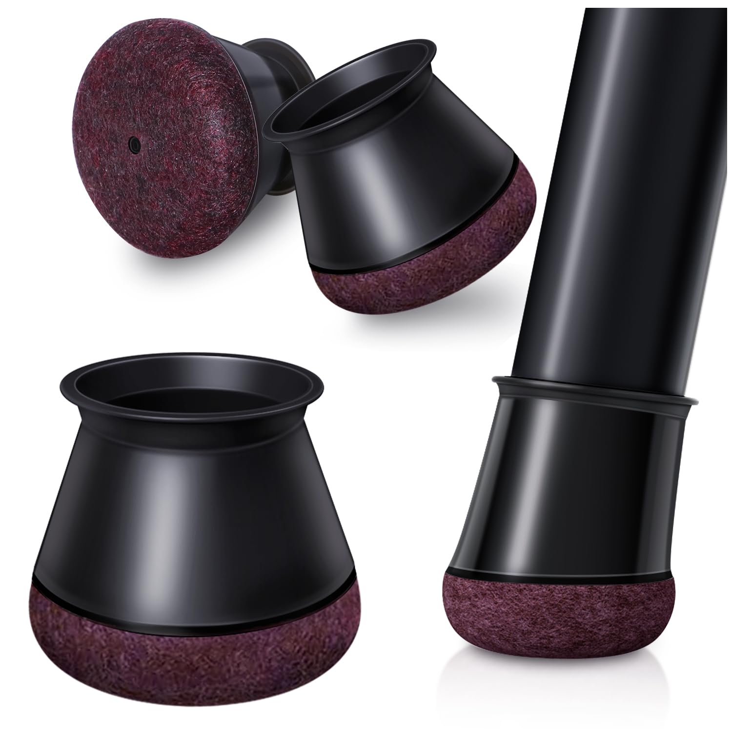 Oconda 24 Gommini per Sedie Rotondi in Silicone