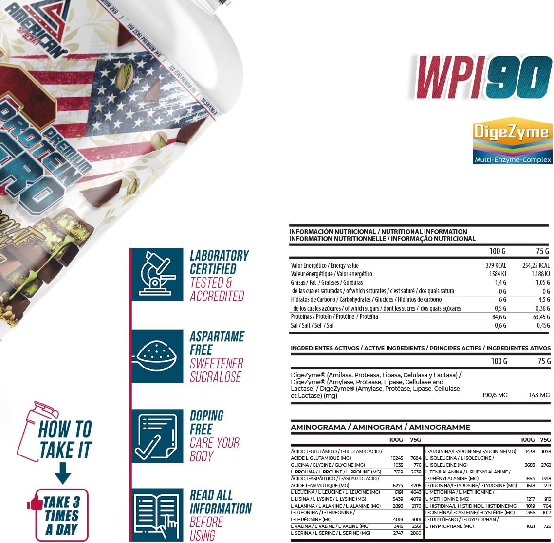 Proteine Isolate Zero 2kg, Cioccolato Dubai - immagine 6