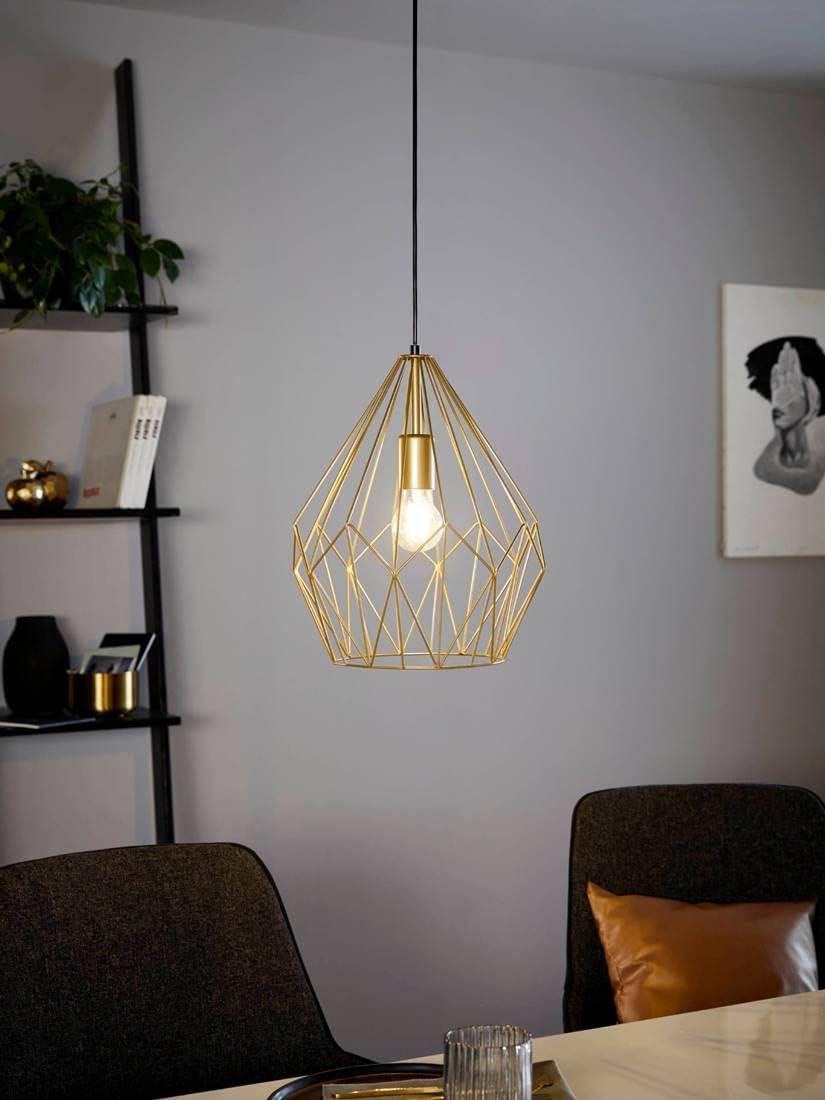 Eglo Lampada a Sospensione Carlton Vintage, Oro - immagine 2