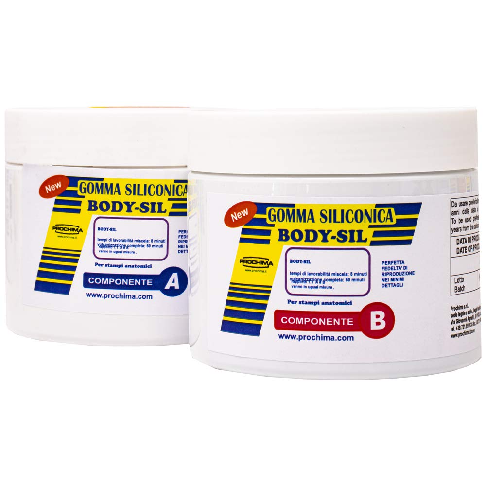 PROCHIMA GS525PK1 Gomma Siliconiche Bodysil A+B, 1 kg