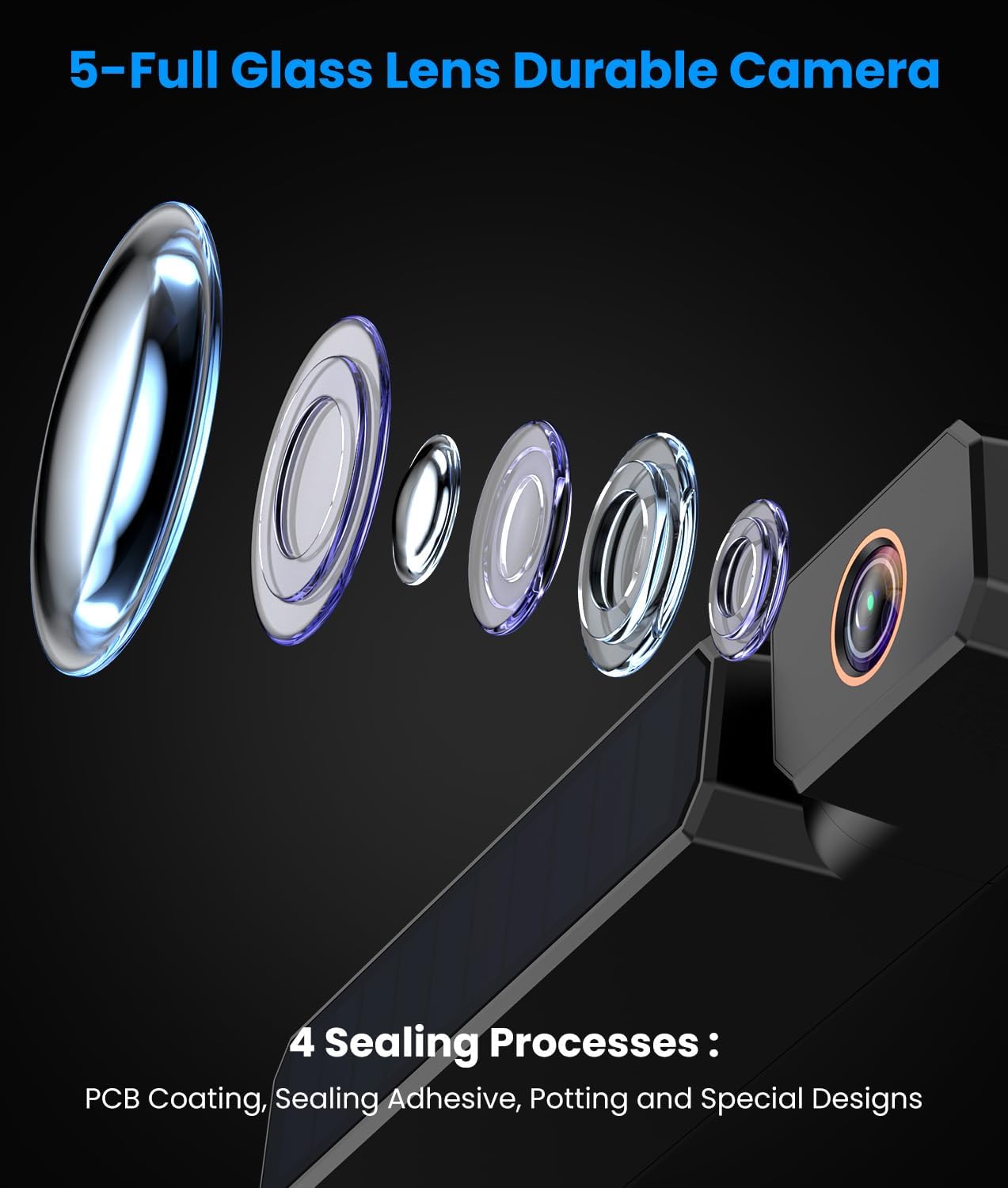 Auto-vox Solar Wireless Backup Camera 1080P - immagine 5