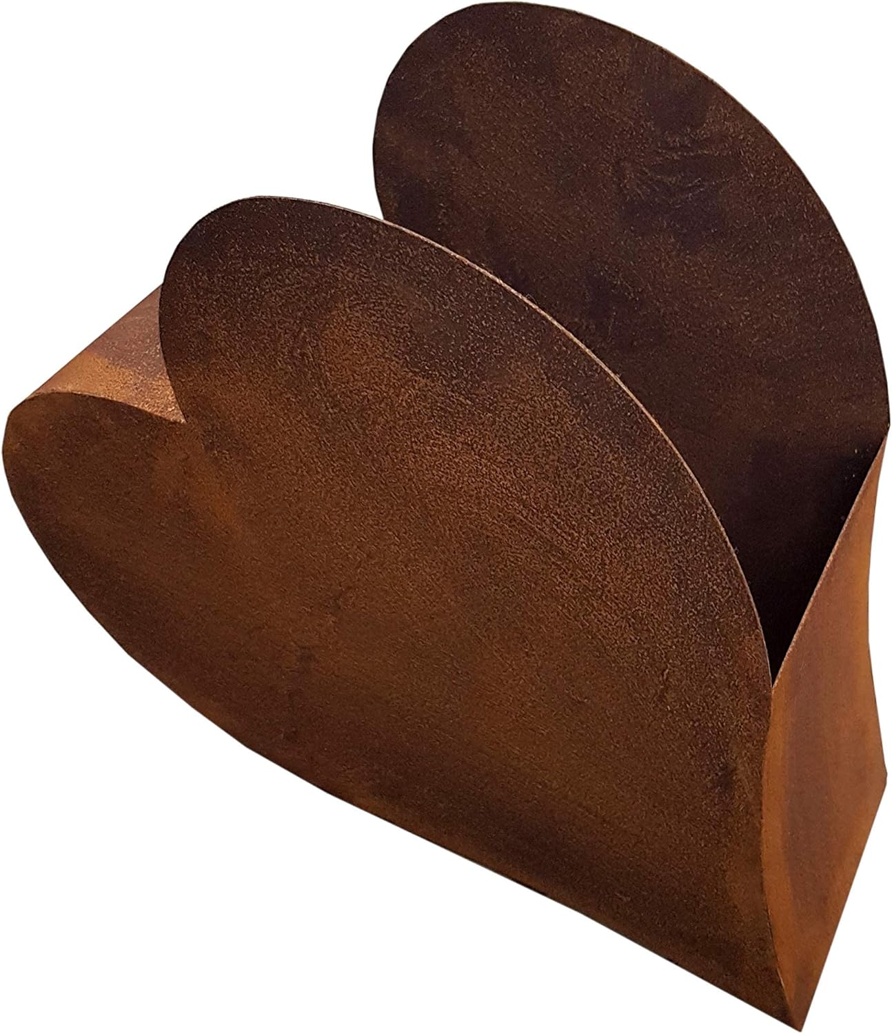 Cuore di fiori per piantare ruggine decorazione giardino in acciaio INOX - immagine 7