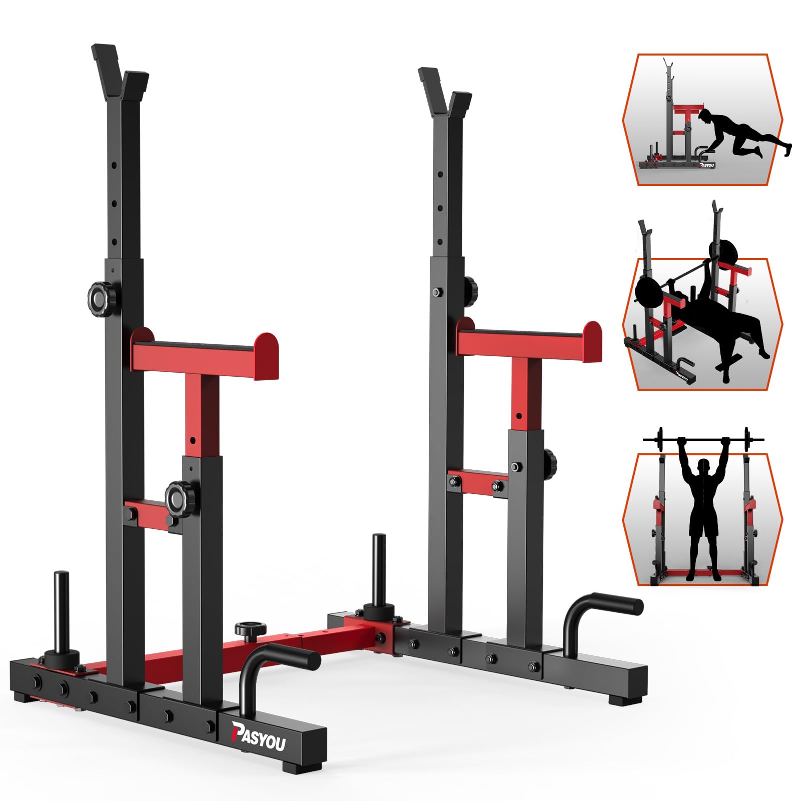 Pasyou Squat Rack Palestra Multifunzione Max 250 KG