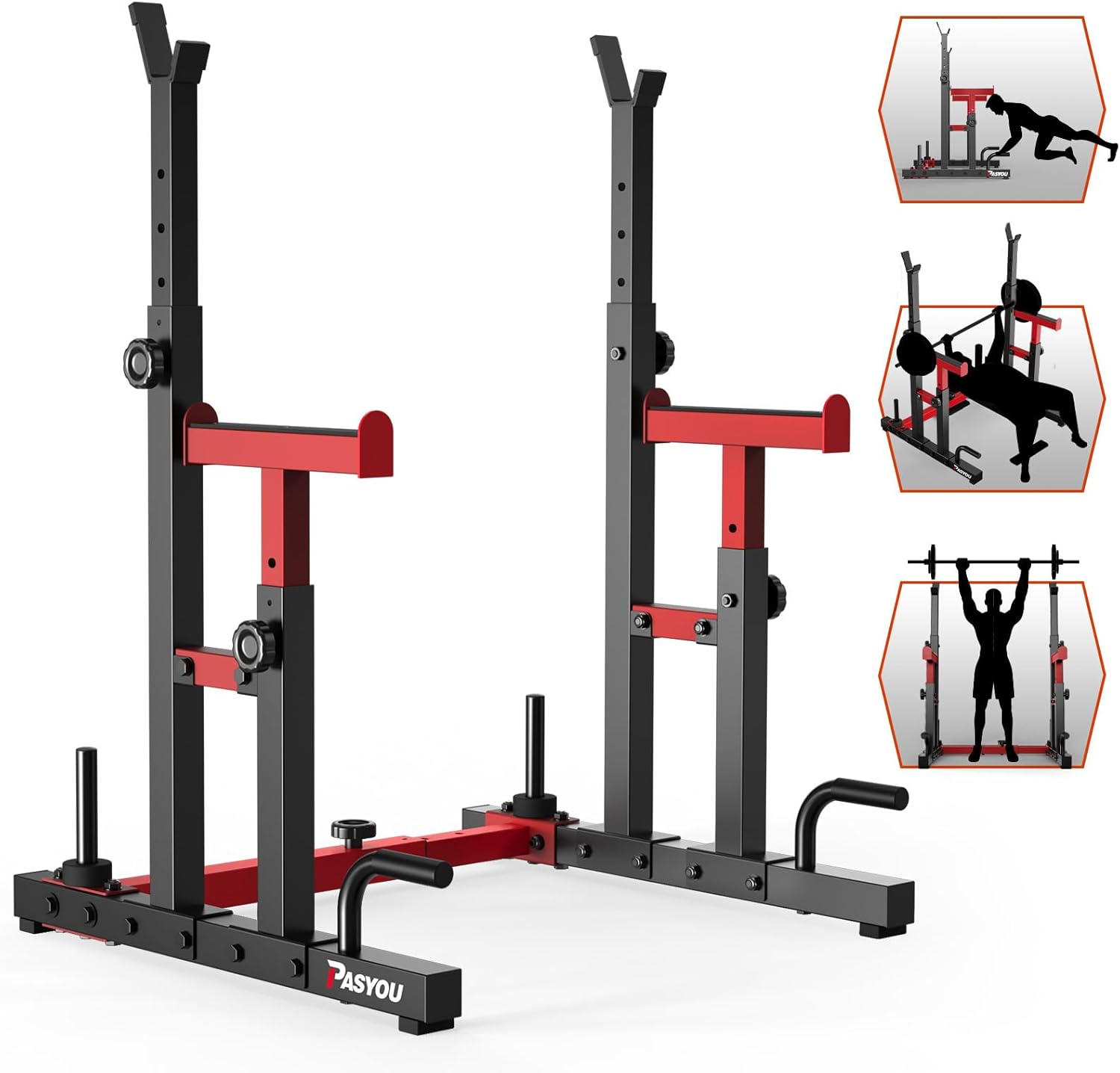 Pasyou Squat Rack Palestra Multifunzione Max 250 KG - immagine 1