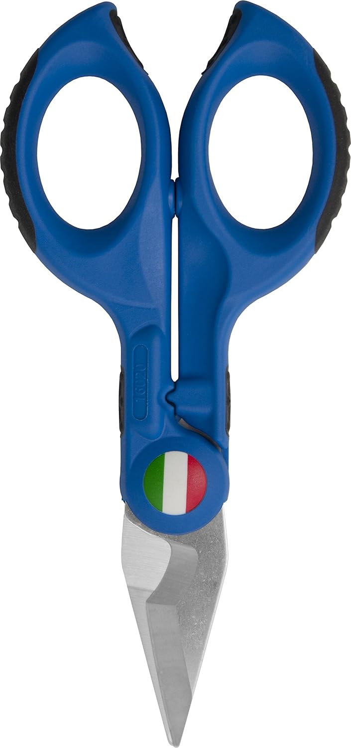 Intercable Forbice Spella e Tranciacavi Elettricista, Blu - immagine 2