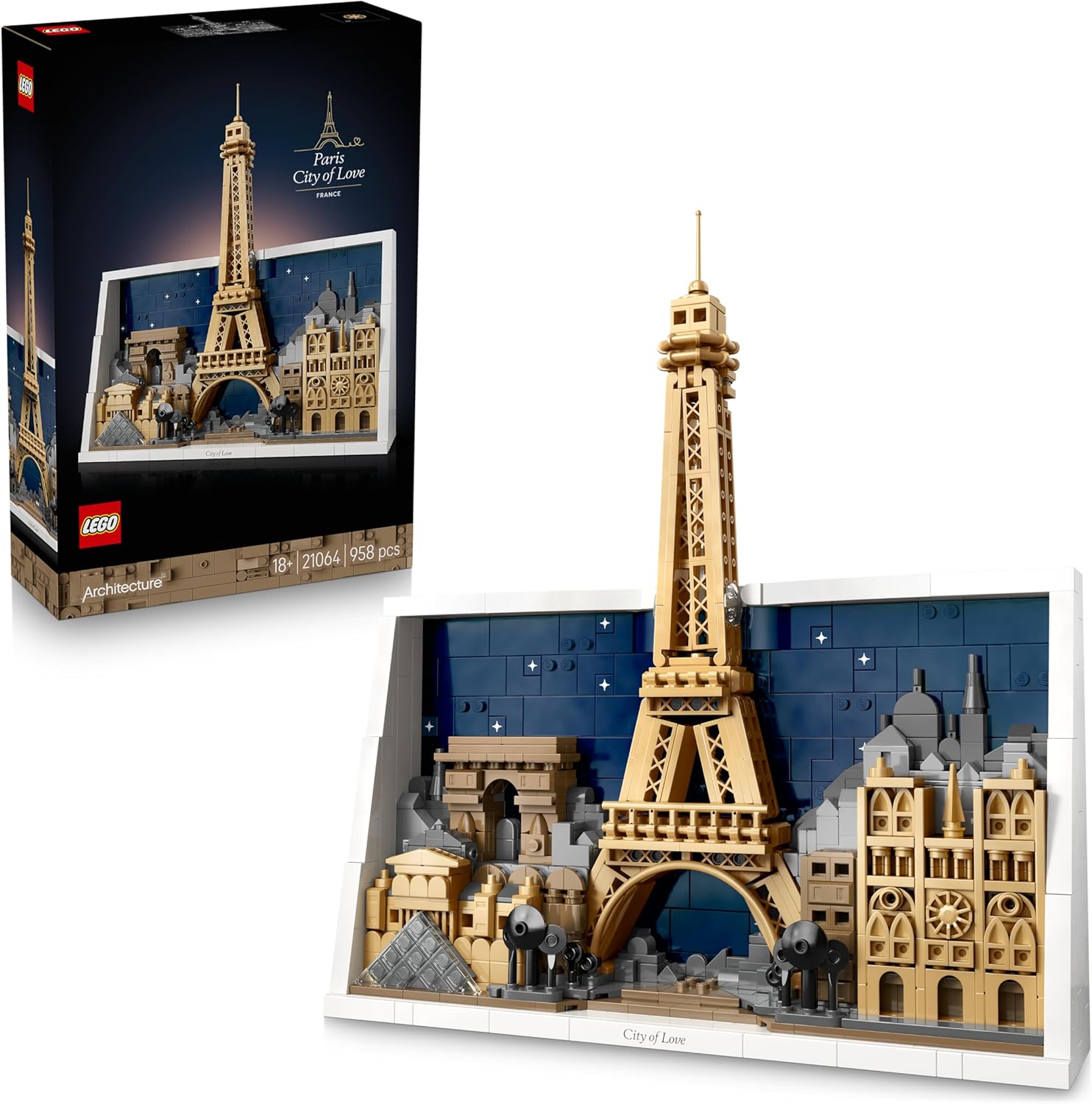 Lego Architecture Parigi - Modellino da Costruire 21064 - immagine 1