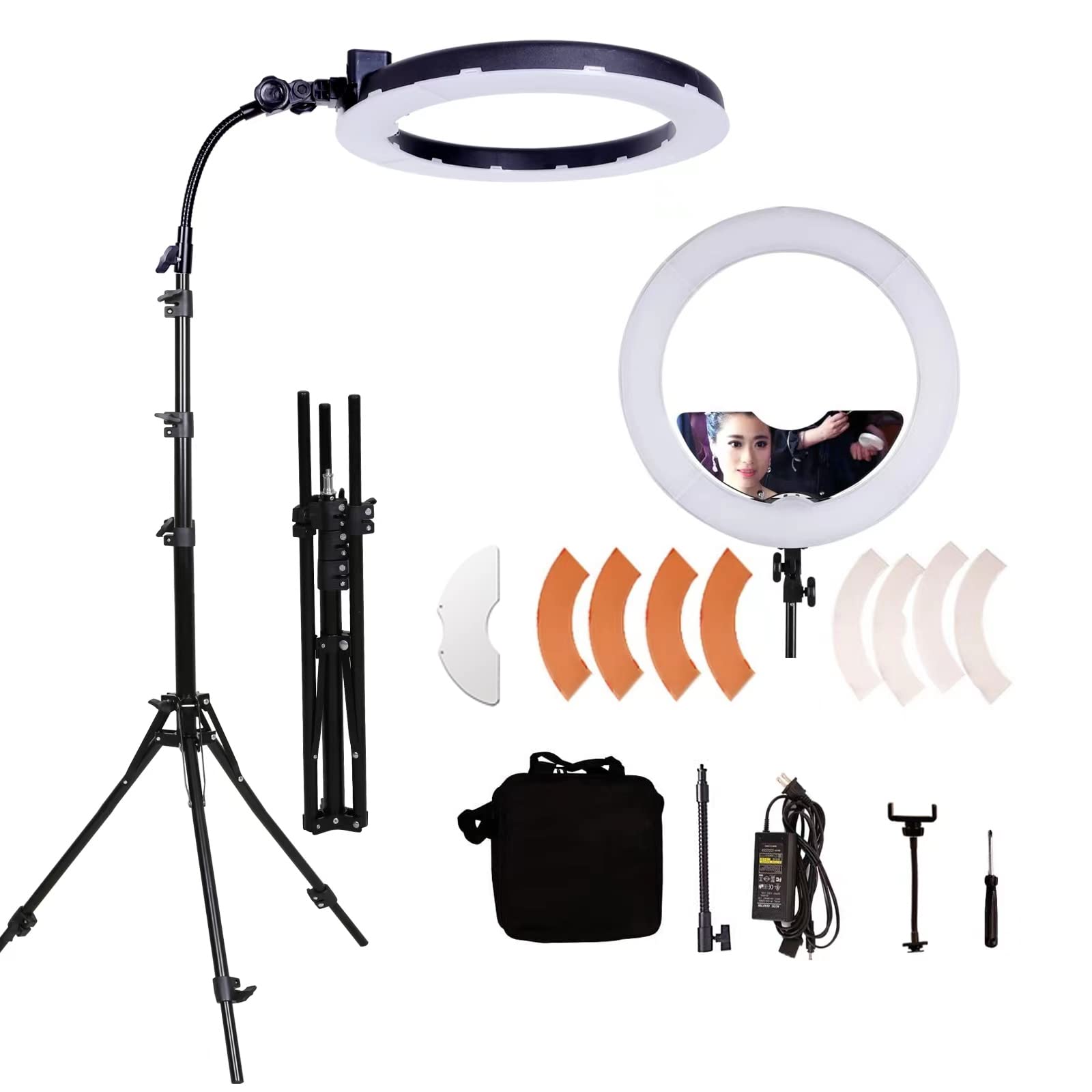 Gskaiwen Lampada ad Anello LED 65W 18 Pollici