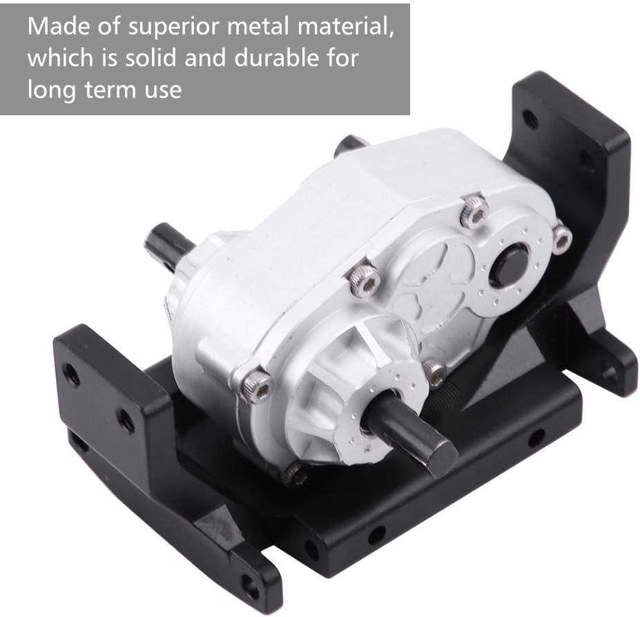 Scatola Cambio in Metallo con Supporto per RC Crawler - immagine 4