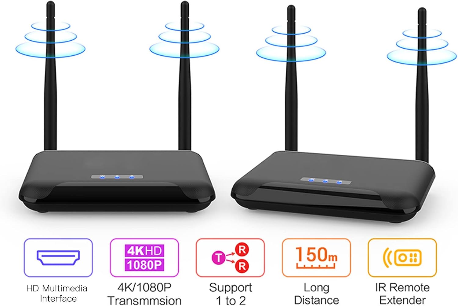 HDMI Expander Wireless - Trasmettitore e Ricevitore - immagine 2