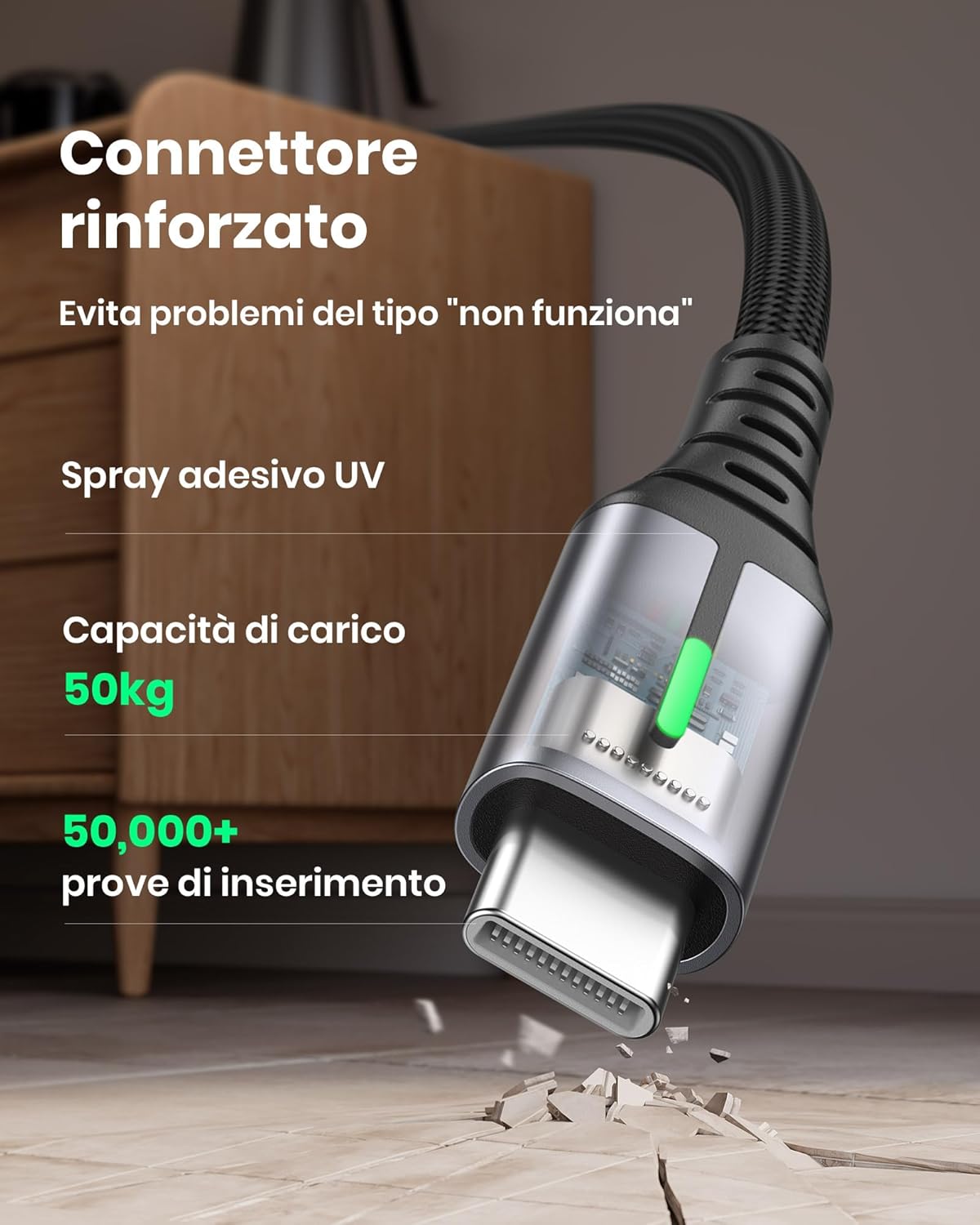Iniu Cavo USB Type-C 3.1A Ricarica Rapida [3 Pezzi] - immagine 4