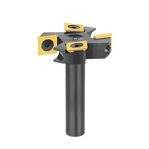 Spetool Fresa per Spianare Legno 45mm, Gambo 12mm