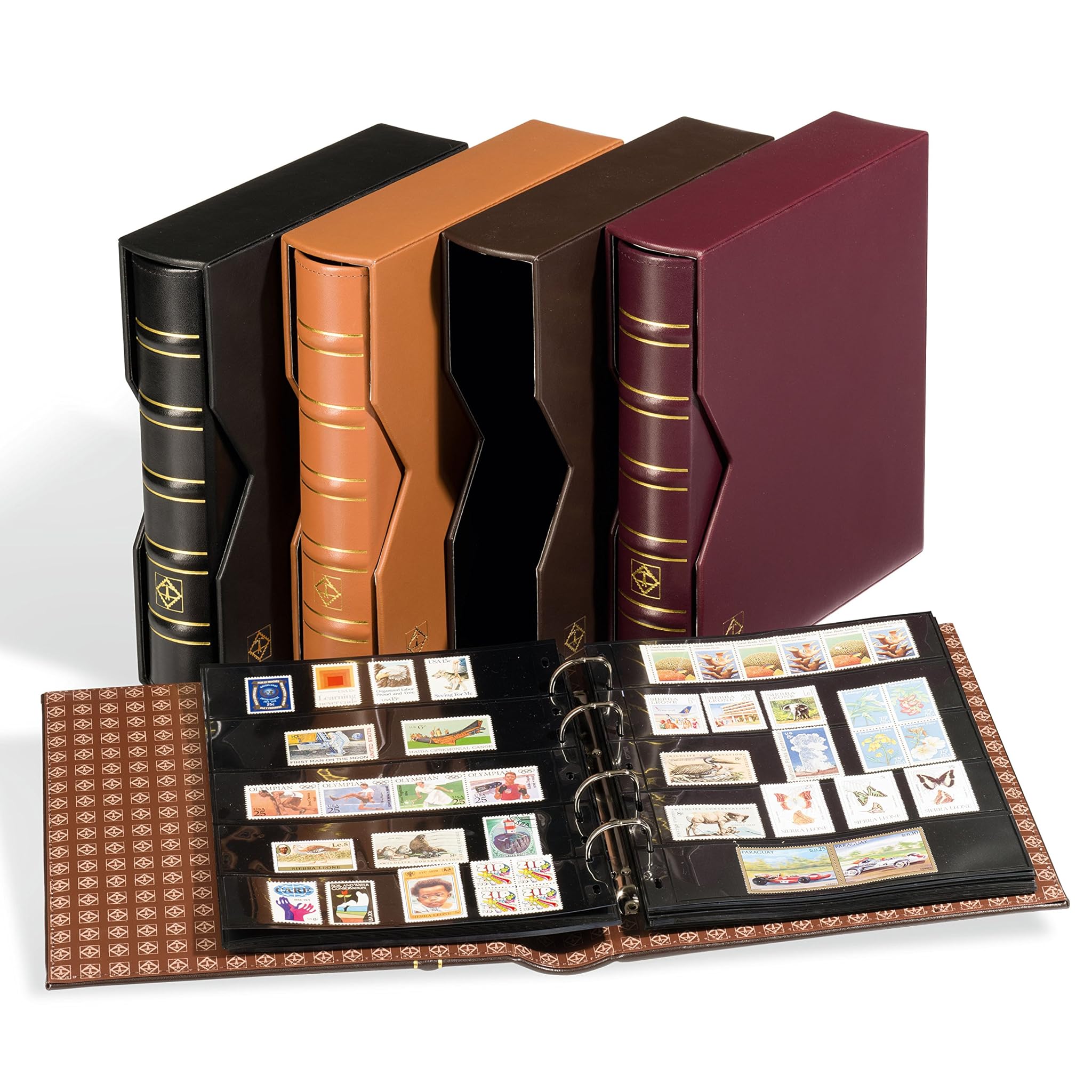 Leuchtturm 341940 Raccoglitore ad Anelli Optima - Nero