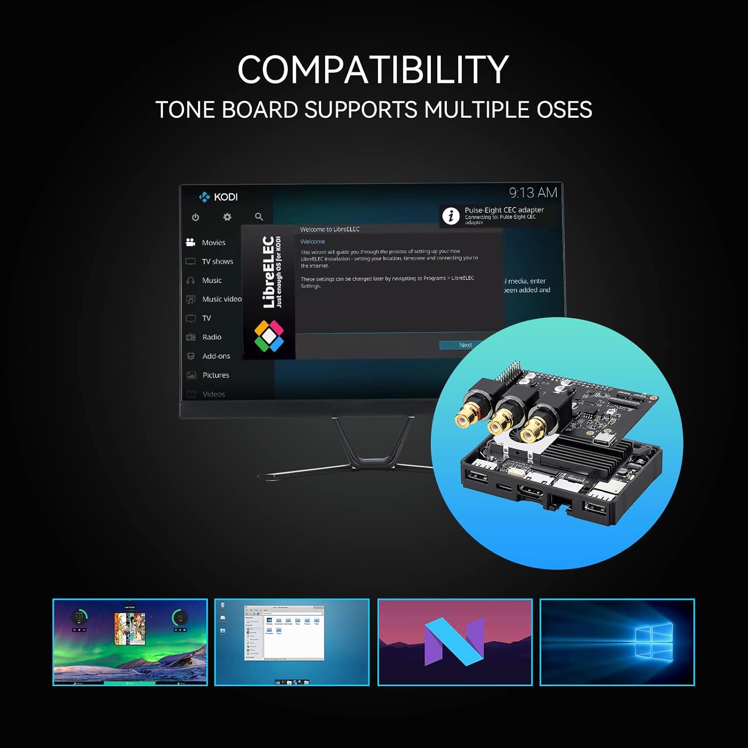 Khadas Tone1 - Scheda Audio Interna ES9038Q2M DAC - immagine 6