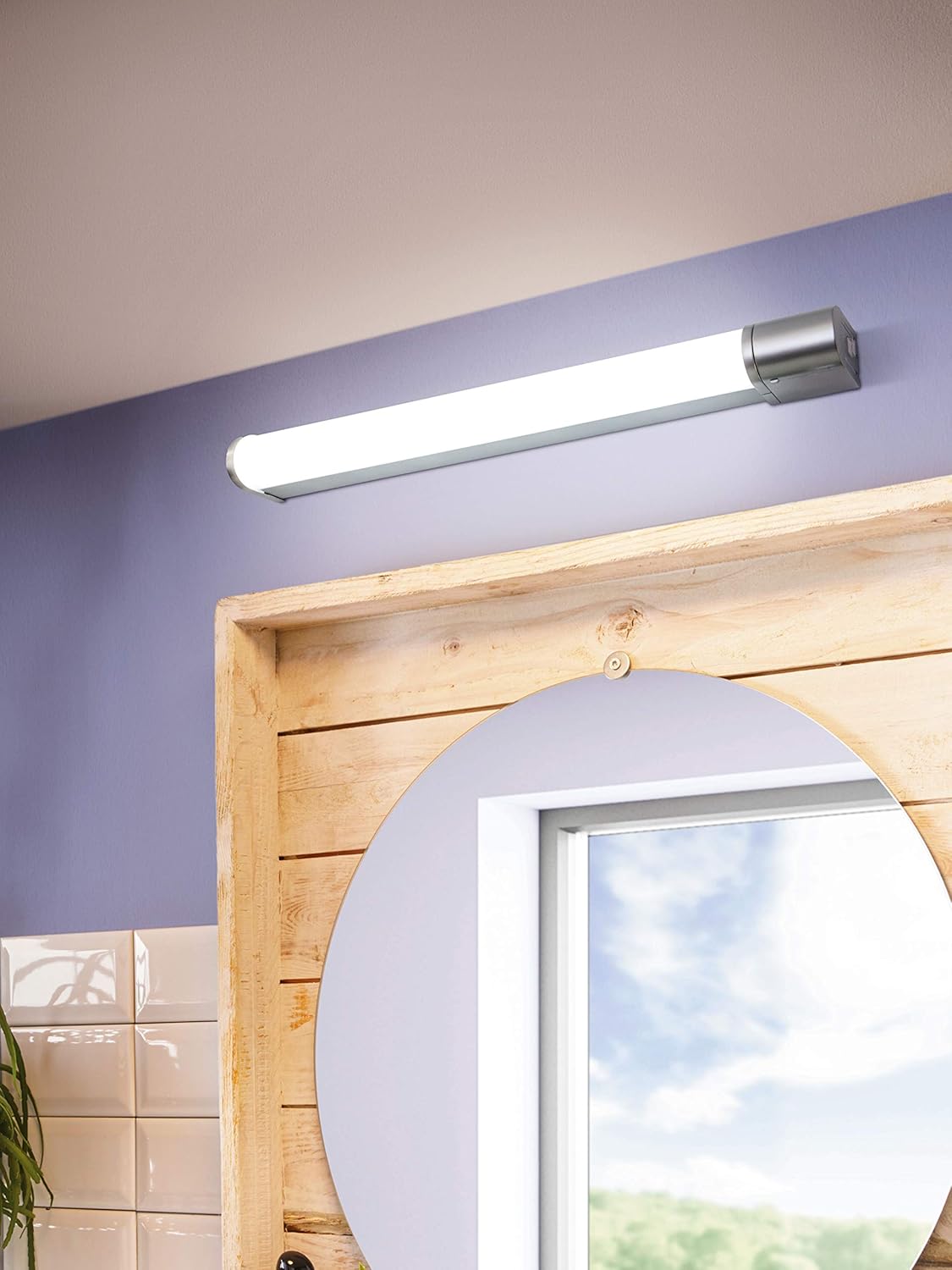 Eglo TRAGACETE 1 Lampada da Specchio, Argento, Cromato - immagine 3