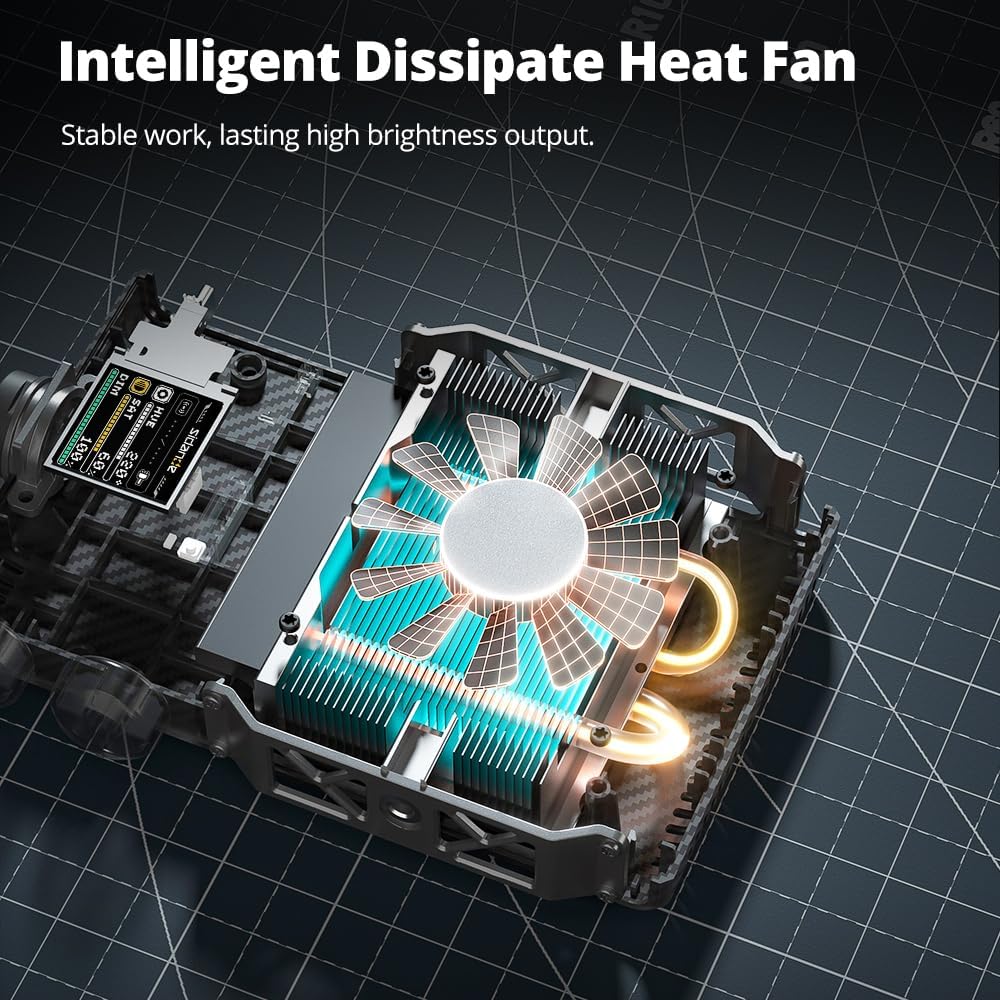 Ambitful Q100Lite Combo - Luce Video LED 100W - immagine 7