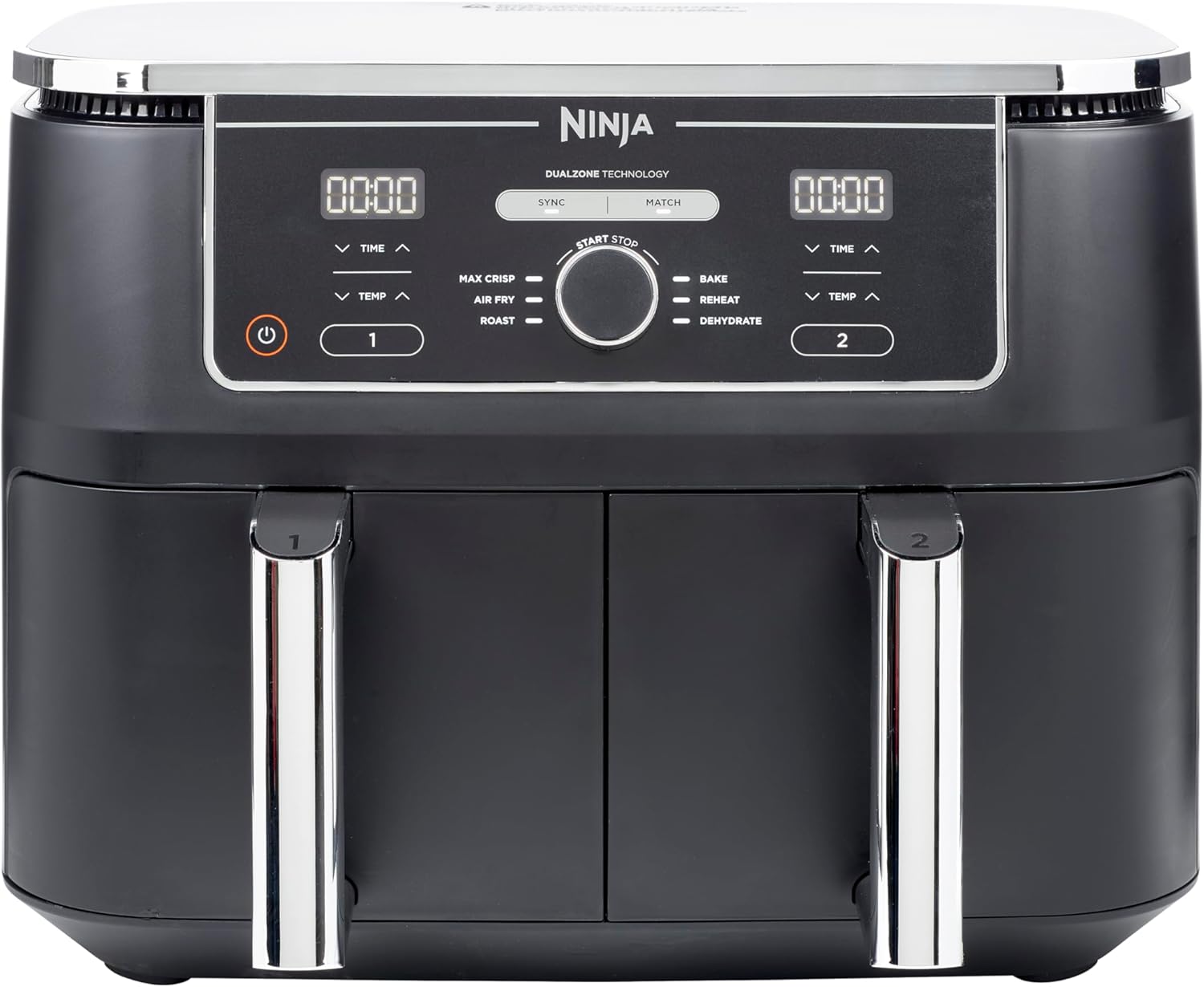 Ninja Foodi Max Dual Zone Friggitrice ad Aria 9.5L, Nero - immagine 1