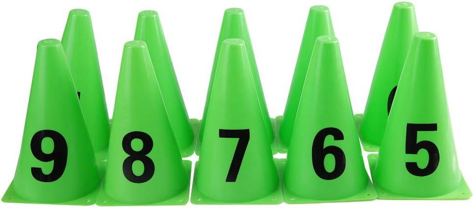 Gavigain Coni da Allenamento per Calcio 23cm, Verdi - immagine 4