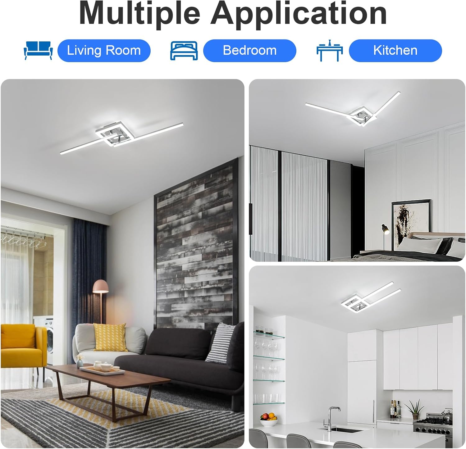 Dorlink Plafoniera LED Soffitto Ruotabile 26W 82CM - immagine 6