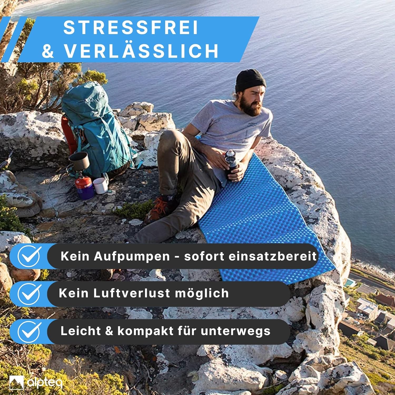 Schlafplatz - Materassino Termico Pieghevole IXPE - immagine 2