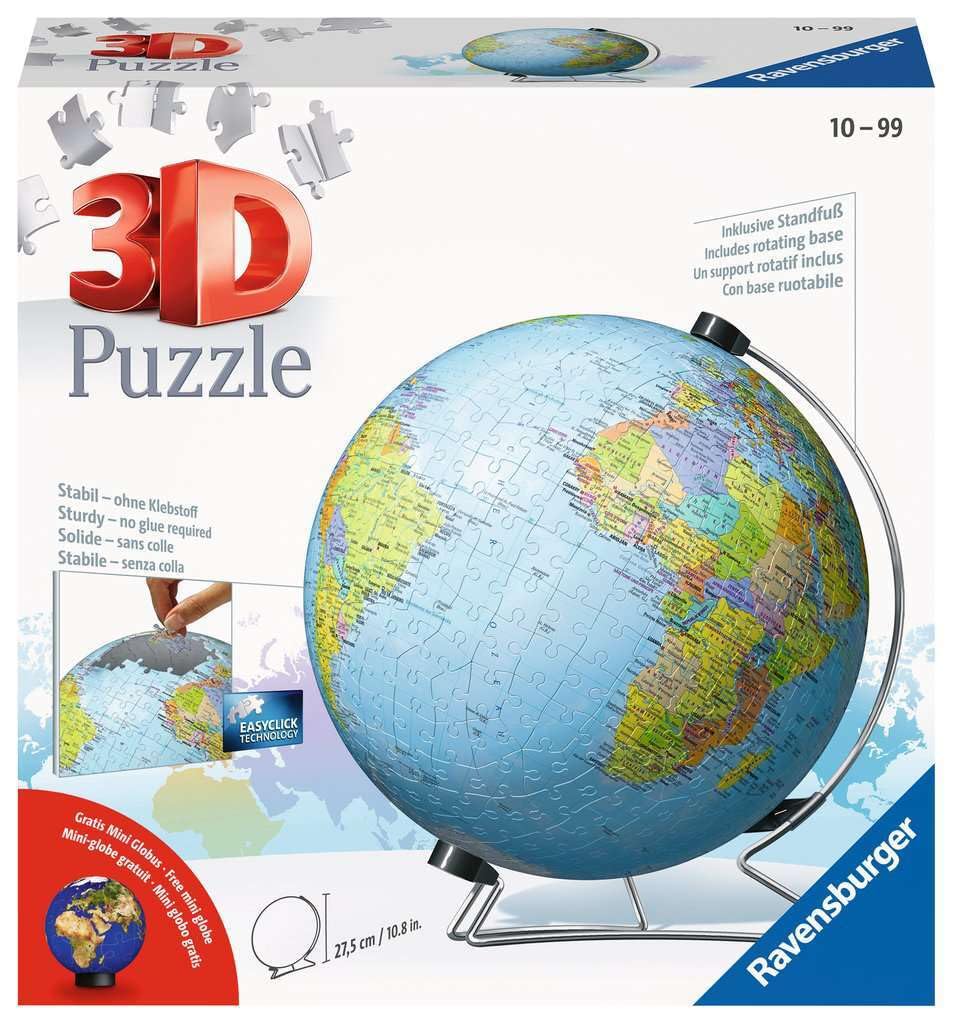 Ravensburger Spieleverlag Globo in lingua tedesca, Colore, 11159