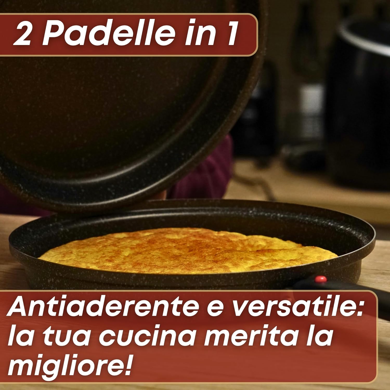 Namai - Padella per Frittata 28 cm Antiaderente - immagine 3