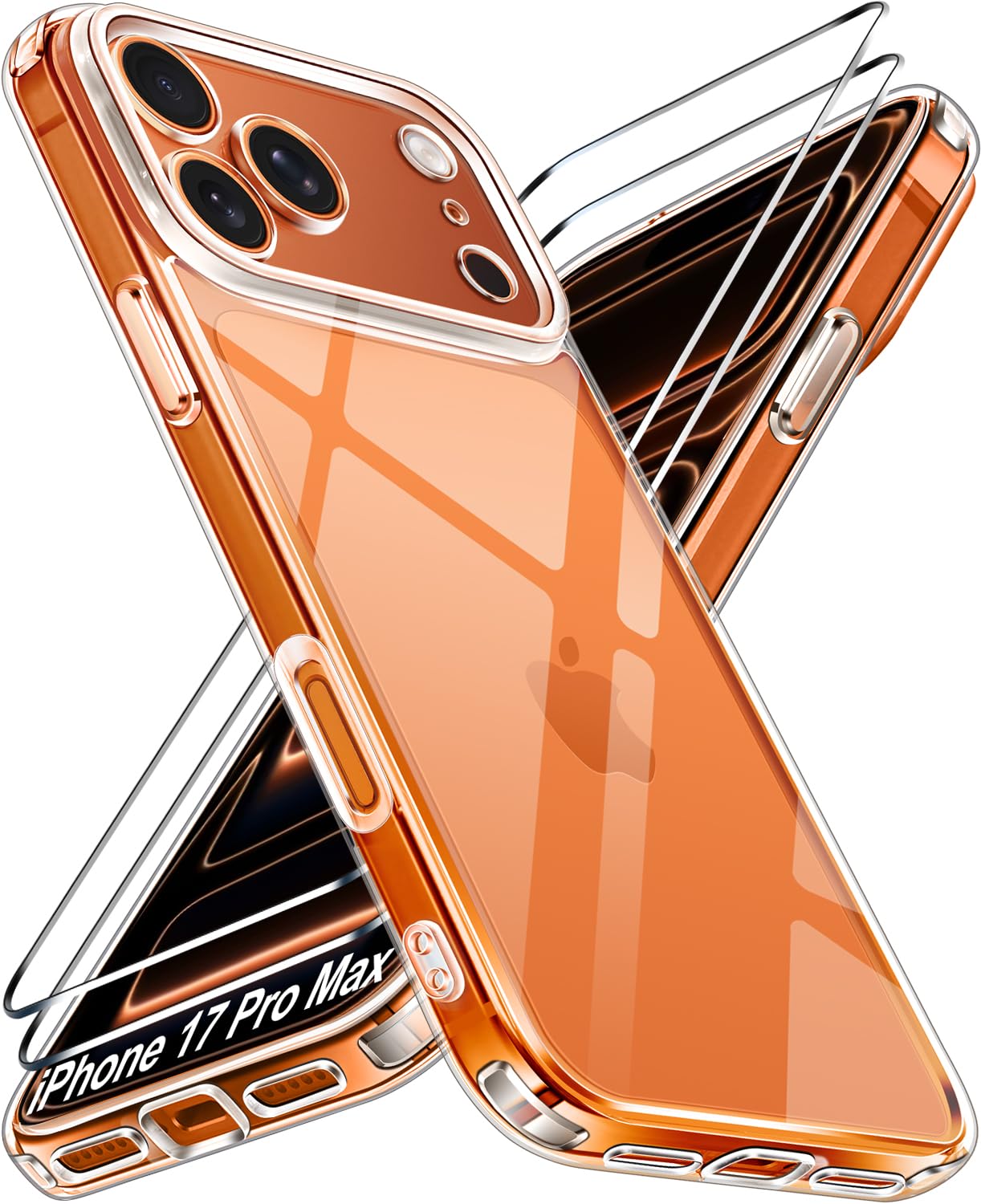 Ivoler Cover Chiaro per iPhone 17 Pro Max