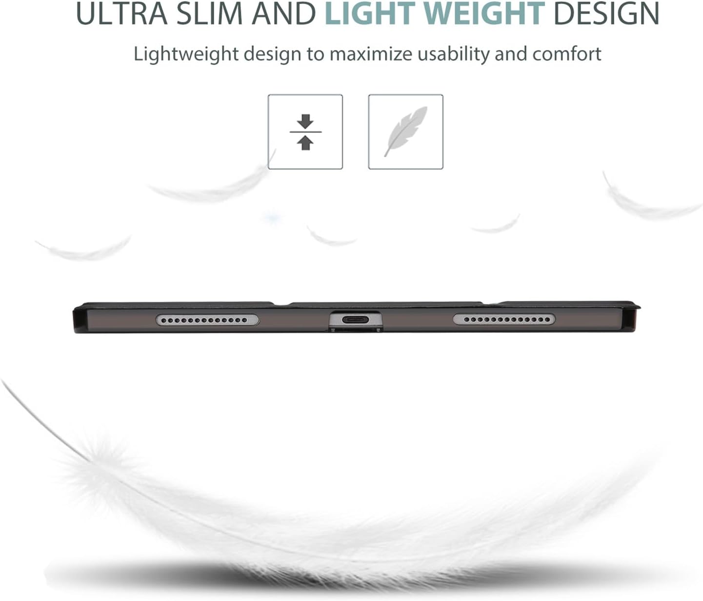 Procase Cover iPad Air 11" M3/M2 2025/2024 - Nero - immagine 8