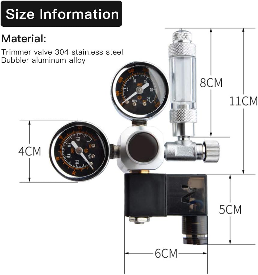 Regolatore di CO2 per Acquario Doppio con Contabolle - immagine 2