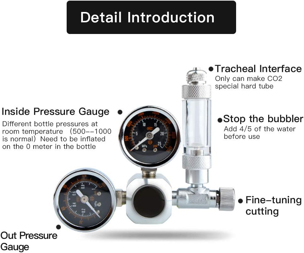 Regolatore di CO2 per Acquario Doppio con Contabolle - immagine 3