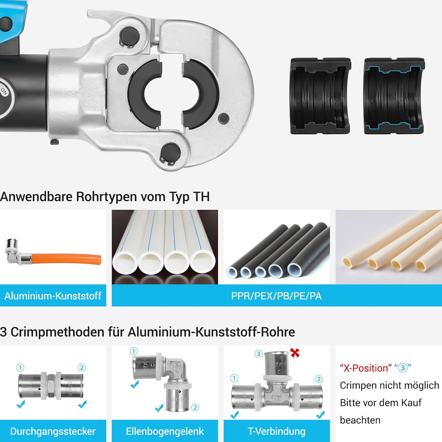 Crimpatrice Multistrato TH16-20-26-32 Idraulica - immagine 7