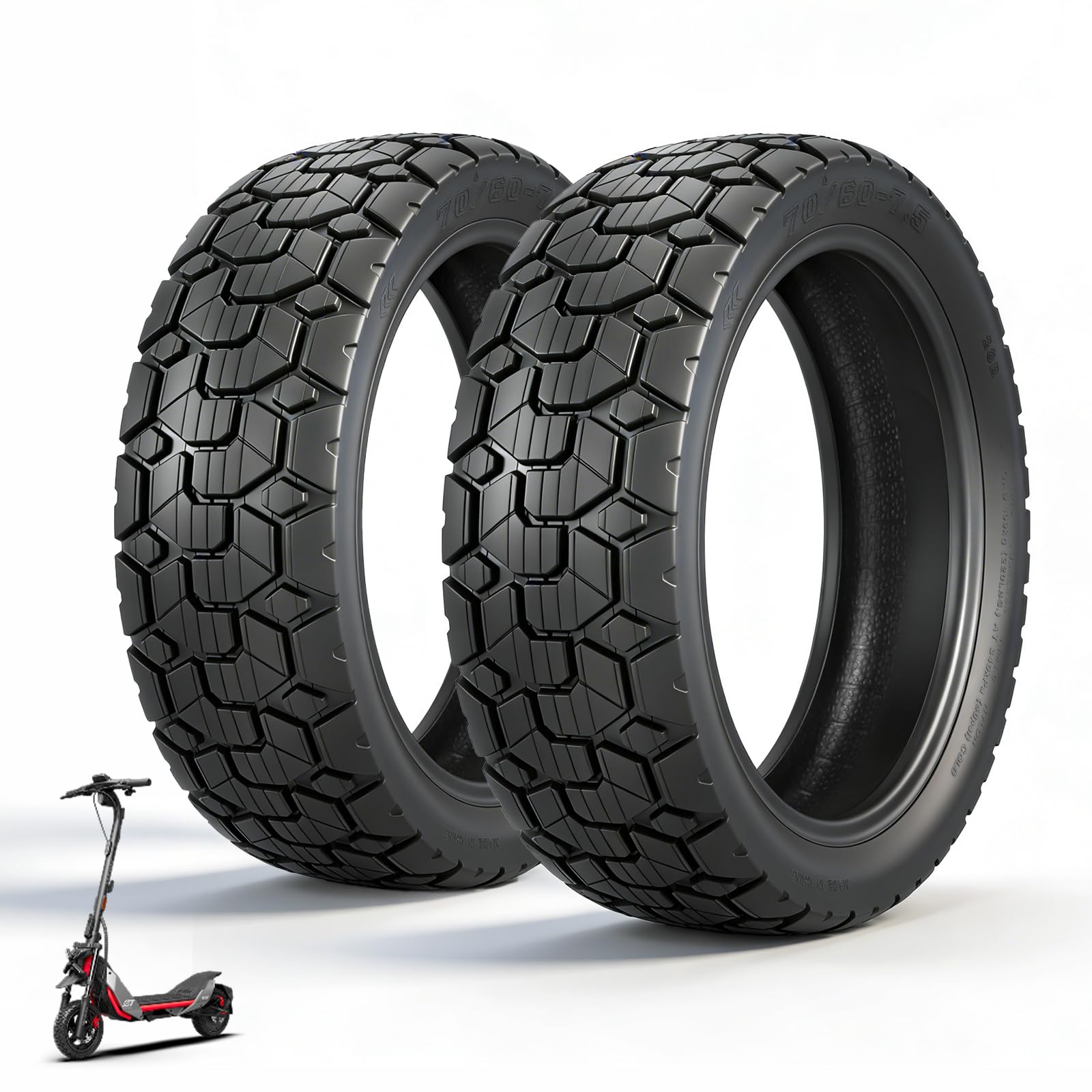 Pneumatico Ricambio 70/60-7.5 per Segway Ninebot ZT3 Pro