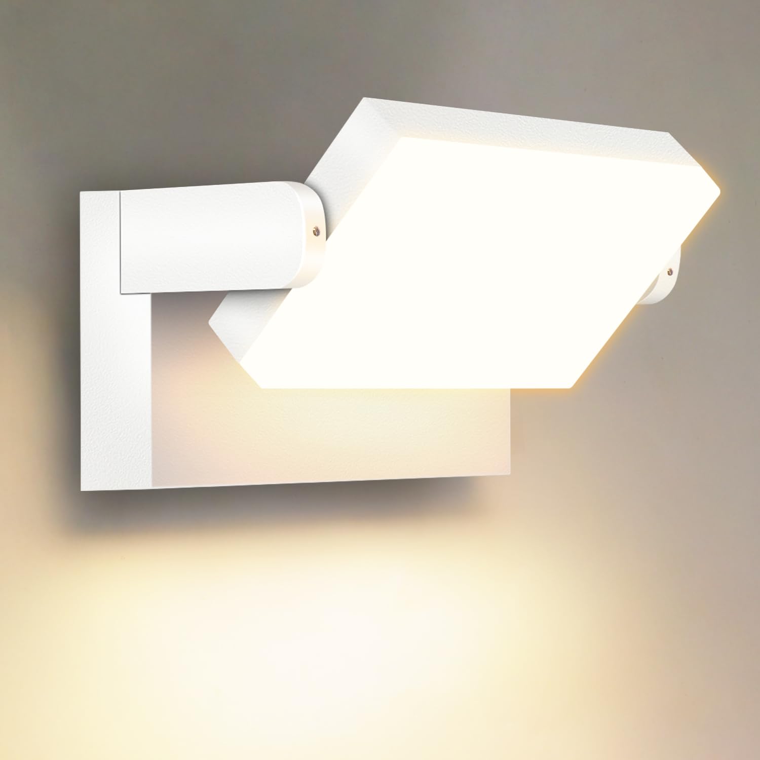 Kingwen Applique da Parete LED 40W IP65, Bianco