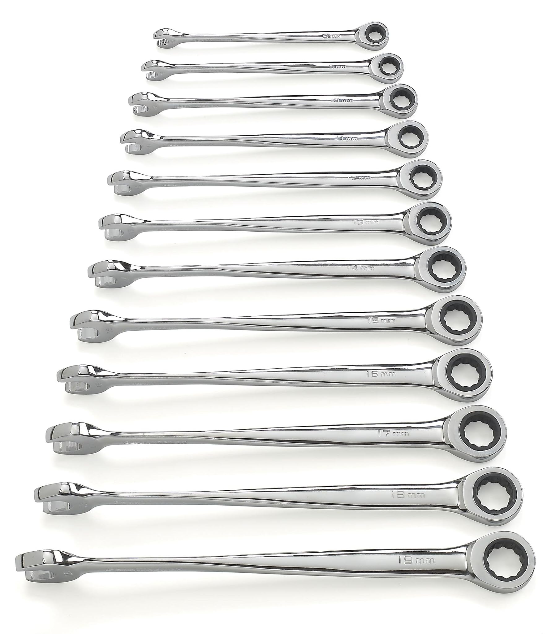 GEARWRENCH 85888 - Set di chiavi combinate a cricchetto, 12 pezzi, XL, 12 pezzi